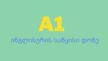 A1 დონე